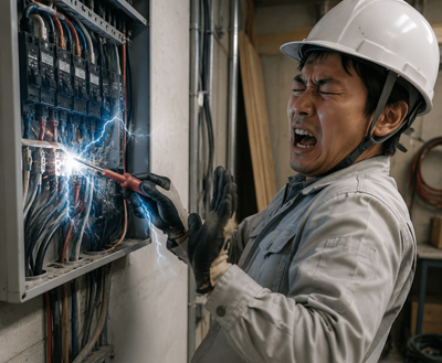 電気工事における危険回避